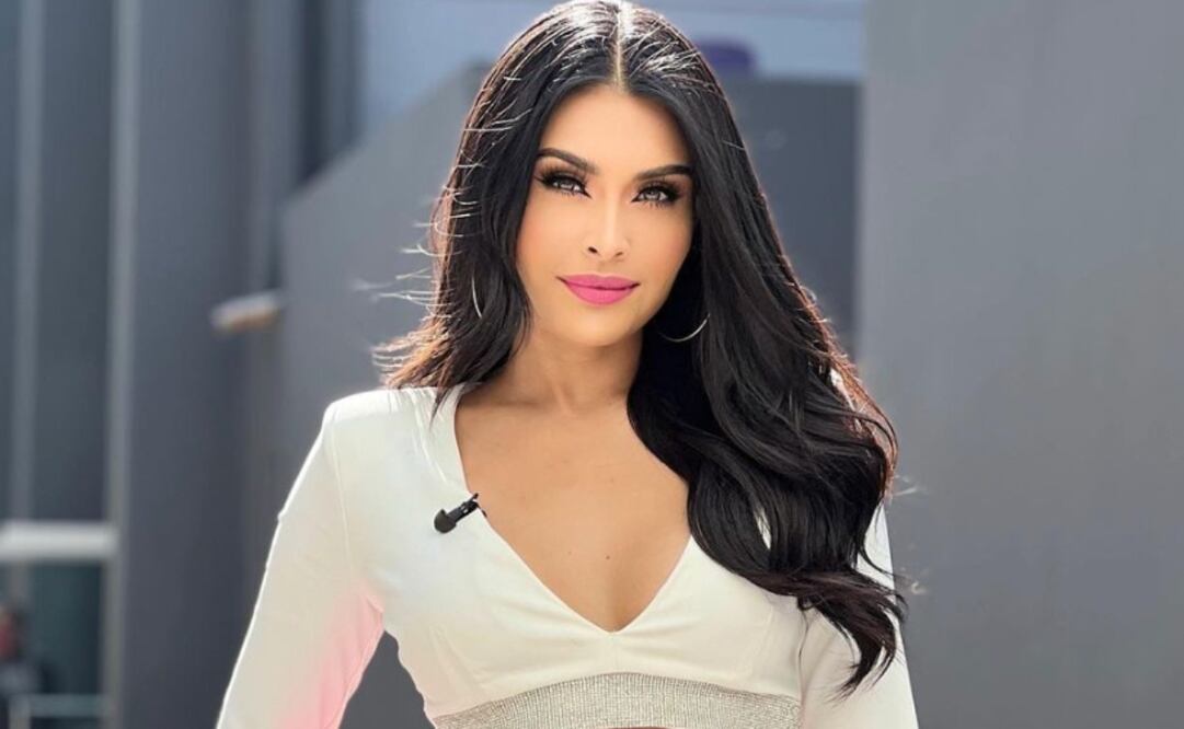 Kristal Silva lució un outfit con pantalones de vestir de tiro alto y un crop top que robó todas las miradas. Imagen: Instagram @kristalsilva_