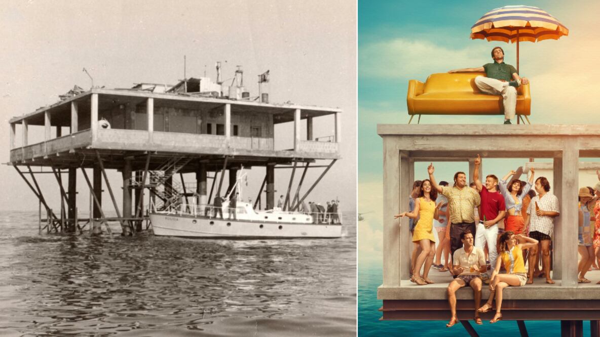 La historia de la Isla de las Rosas es el tema de una nueva película de Netflix. Foto: Lorenzo Rosa/Netflix 