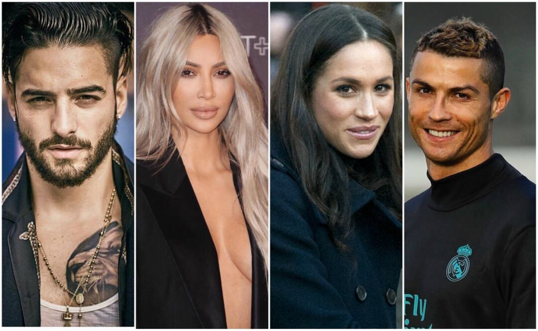 Foto:Instagram: Maluma, Kim Kardashian, Cristiano Ronaldo, AP