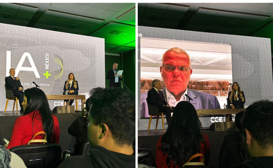 La conferencia de prensa de presentación contó con la participación de Jessica Peña, directora de México IA y vicepresidenta de Relaciones Institucionales en CIPRE Holding; Marcio Aguilar.
Foto: El Universal