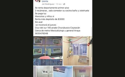 Alertan de engaño inmobiliario desde redes sociales