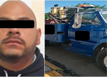 Detienen a hombre que robaba autos con una grúa en Nezahualcóyotl