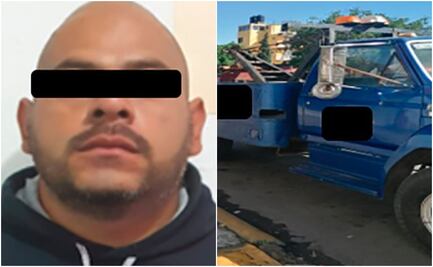 Detienen a hombre que robaba autos con una grúa en Nezahualcóyotl