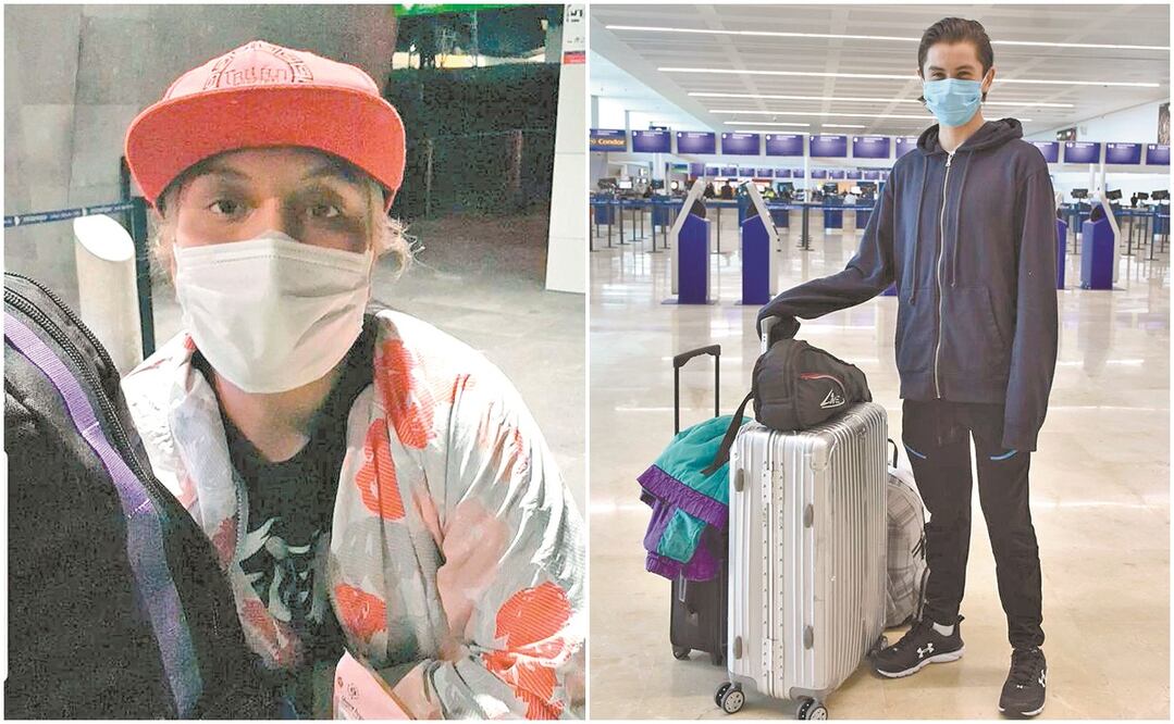 La artemarcialista Cynthia García se encontraba en Tailandia, y el cantante Alejandro Manzanero, en Malta, adonde habían acudido para prepararse y trabajar, pero tuvieron que regresar a México debido a la pandemia de Covid-19. Fotos: Especiales