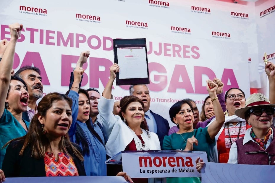 Clara Brugada dijo que no atacará a ningún compañero que se registre. Foto: Diego Simón Sánchez | El Universal