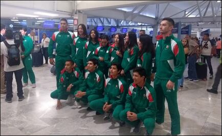 Deportistas mexicanos parten rumbo a Lima