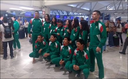 Deportistas mexicanos parten rumbo a Lima