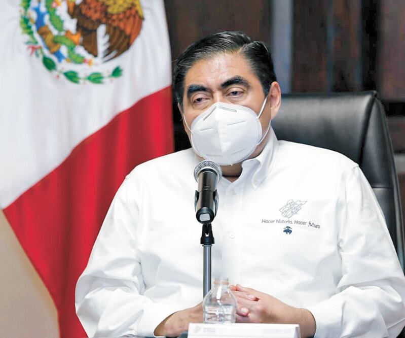 El mandatario Miguel Barbosa aseguró que su administración se rige por la honestidad y buena fe. Foto: Especial