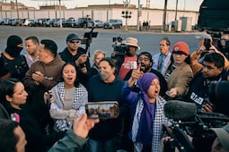 Migrantes Propaganda de distracción de Trump
