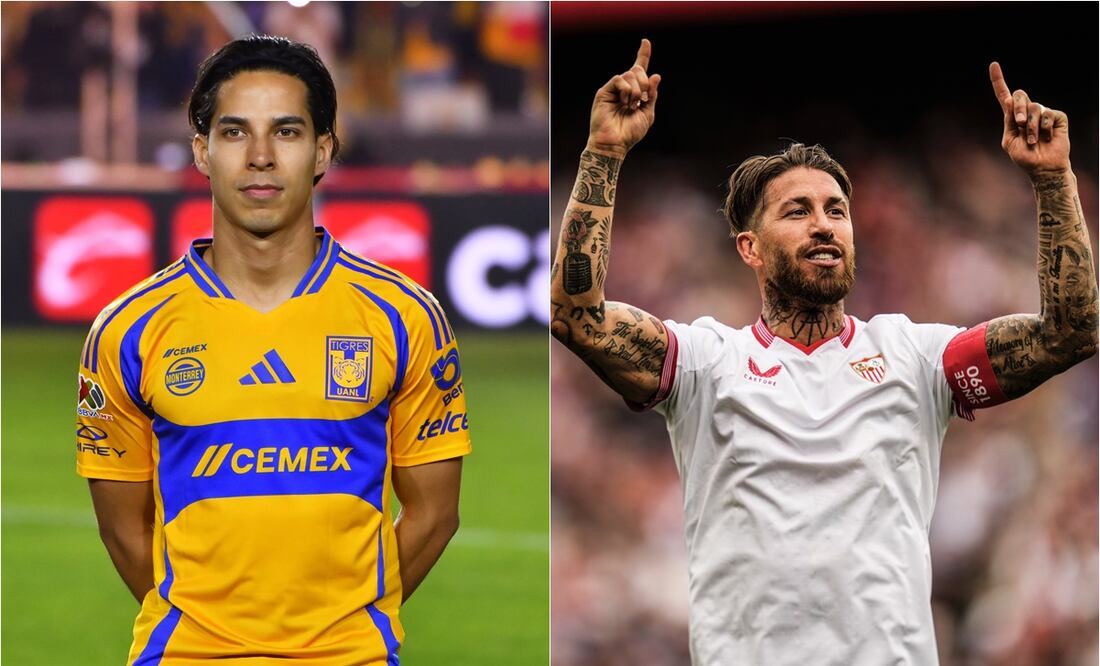 FOTO: ESPECIAL - Diego Lainez reacciona con elogios al fichaje de Sergio Ramos con Monterrey; "Ha marcado la historia"
