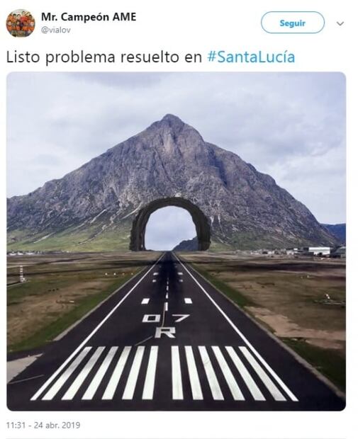 Tunden memes al "cerro conservador" de Santa Lucía