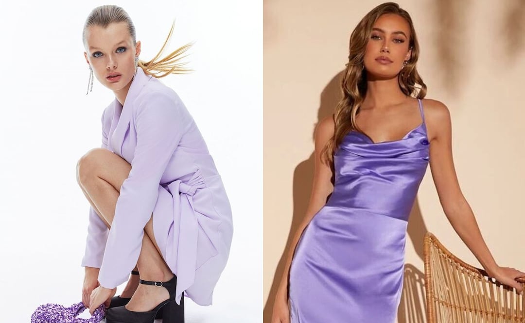 El color violeta es elegante y femenino / Foto: H&M / Shein