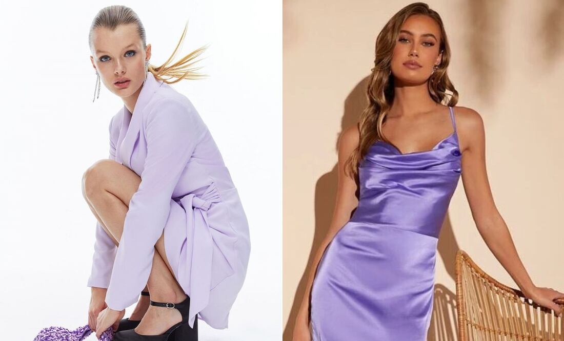 El color violeta es elegante y femenino / Foto: H&M / Shein