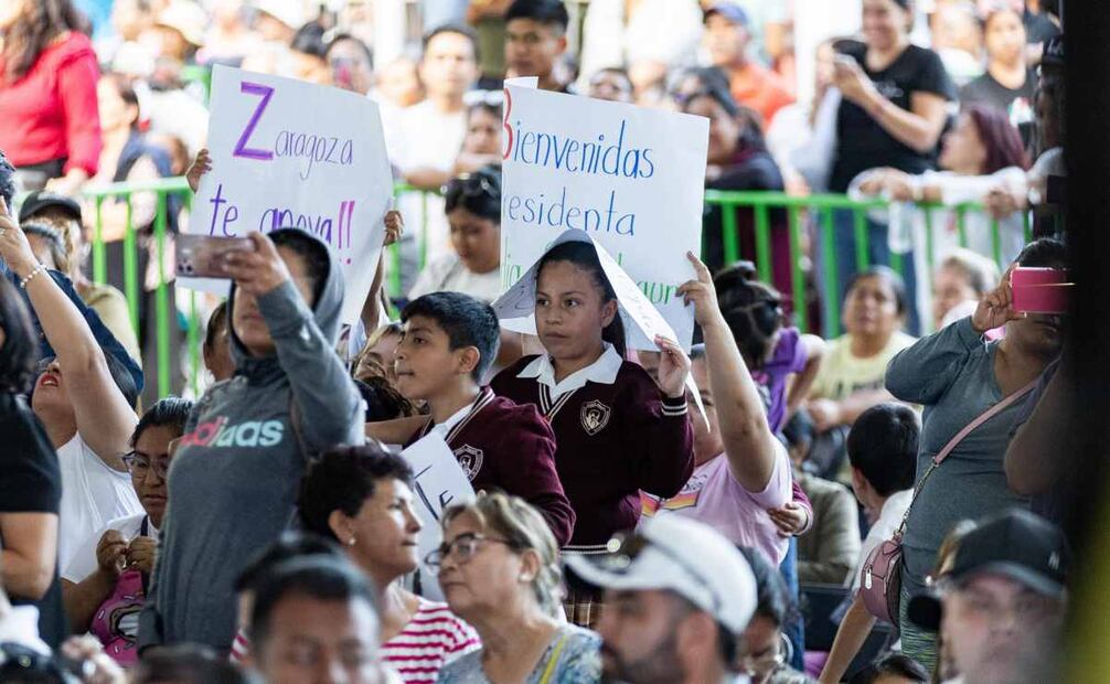 Claudia Sheinbaum en San Luis Potosí. Foto: Hugo Salvador/EL UNIVERSAL
