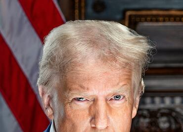 ¿Presidente o preso? Trump publica su retrato oficial, similar a su foto policial