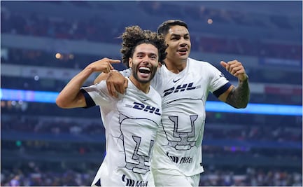César Huerta y los Pumas golean a Cruz Azul en el Azteca