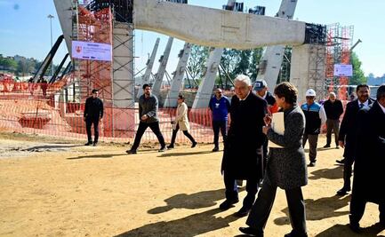 AMLO supervisa avances del Tren Interurbano "El Insurgente"