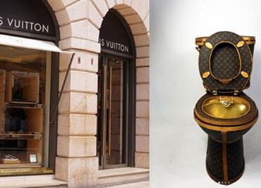 Vaya al baño con el estilo único de Louis Vuitton