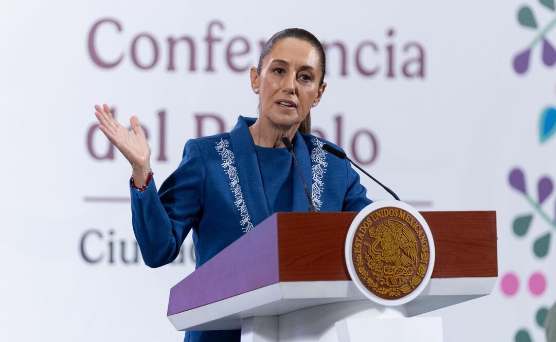 Conferencia de prensa matutina de la presidenta Claudia Sheinbaum el 12 de junio de 2025. Foto: Hugo Savador / EL UNIVERSAL
