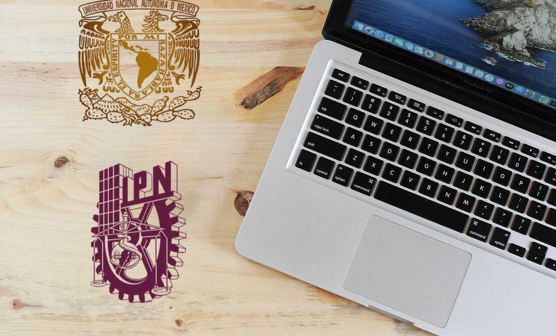 Examen de admisión para la UNAM e IPN. Imágenes: Pixabay / UNAM / IPN