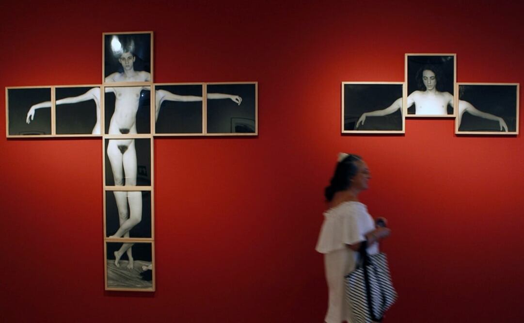 La exposición retrospectiva del argentino Humberto Rivas que le dedica desde hoy la Fundación Mapfre en Madrid. EFE/Paolo Aguilar