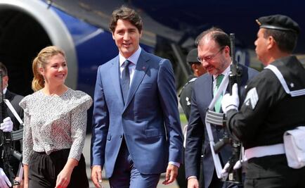 ​Llega Justin Trudeau a la Ciudad de México