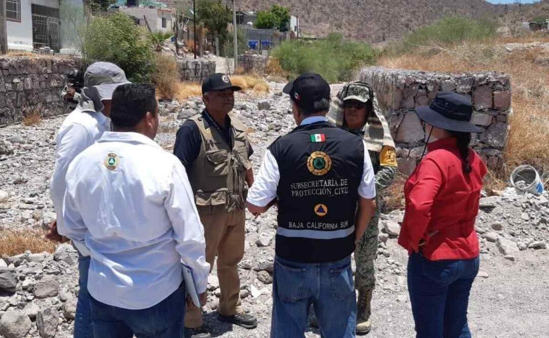 Personal de Protección Civil y del Ejército mexicano realizan recorridos en diversas zonas, especialmente en La Paz y en Los Cabos. Foto: Especial