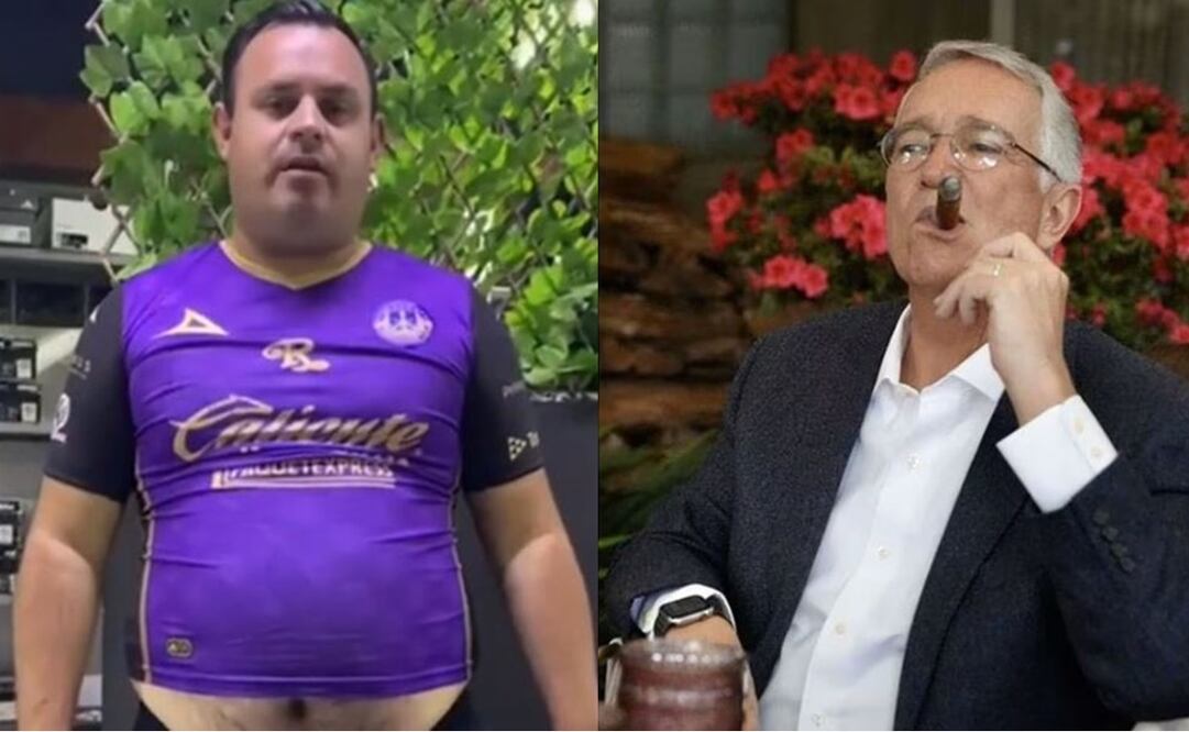 "Riquelme" y Ricardo Salinas Pliego - Foto: Especial