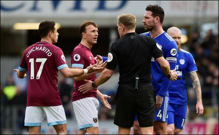 Con "Chicharito" en la cancha, el West Ham cae ante el Cardiff