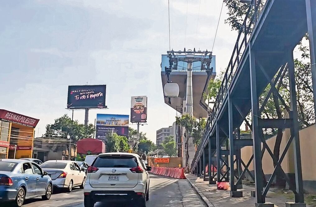 En estos días el tráfico se ha reducido considerablemente en la zona de construcción. Foto: Jorge Medellín / EL UNIVERSAL