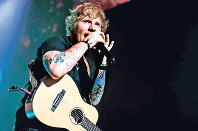 Ed Sheeran, un chico tímido en Wembley