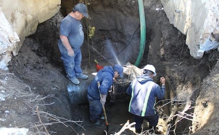 Fugas afectan suministro de agua en 7 municipios del Edomex