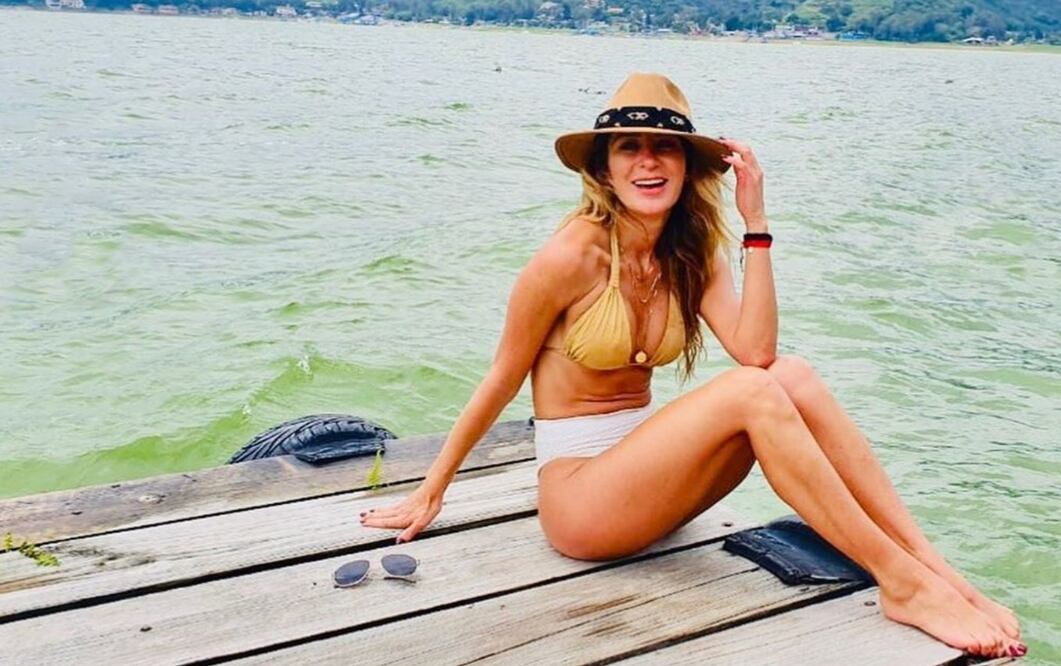 La actriz lució su hermosa figura en Valle de Bravo. Foto: Instagram