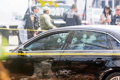 Le cierran el paso y lo balean en su Audi