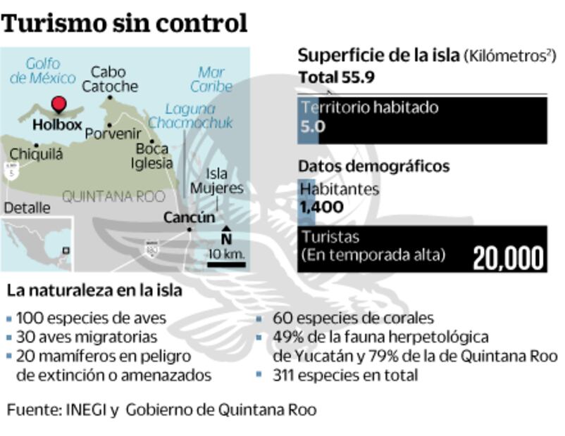 Holbox, paraíso en peligro, víctima de su propia belleza