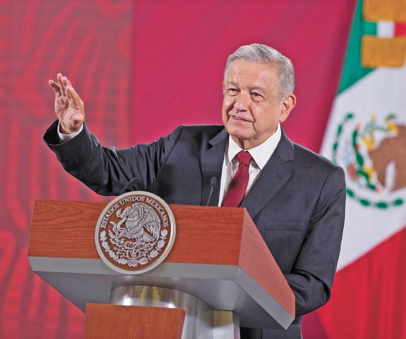 El presidente André s Manuel López Obrador señala que sólo le falta cumplir cinco co mpro misos de los 100 que ofreció al inicio de su mandato. PRESIDENCIA
