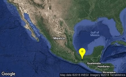 Se registra sismo de 4.2 grados al suroeste de Veracruz