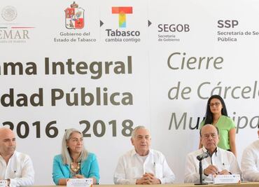 Cierran nueve cárceles municipales en Tabasco