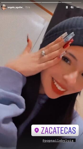 Ángela Aguilar le dice adiós al cabello corto