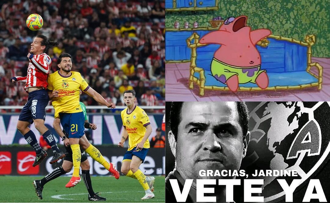 Chivas y América se llevan los mejores MEMES, tras empatar en el Clásico Nacional - Fotos: Imago7/Especial