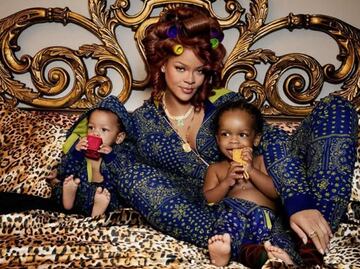 Ellos son los hijos de Rihanna, RZA, y Riot Rose; la cantante espera a su tercer bebé