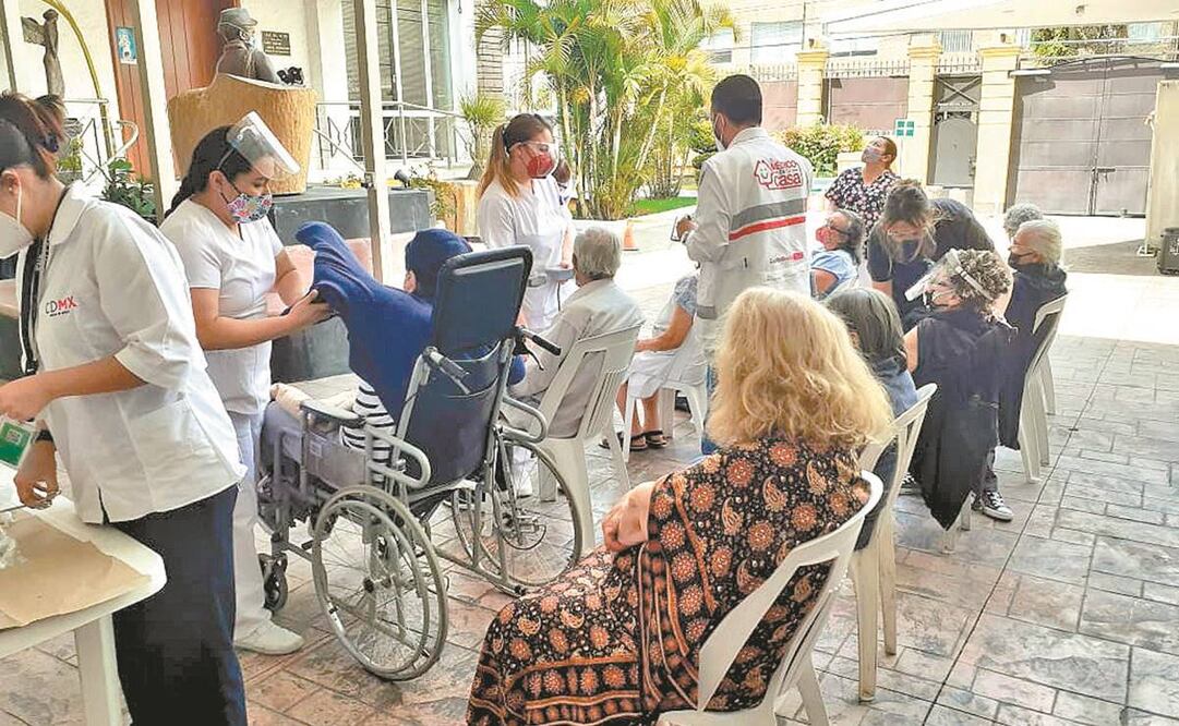 Los huéspedes de la casa fueron vacunados el 31 de marzo. Foto: Cortesía.