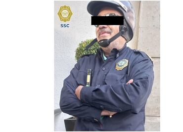 Poli pirata: Cae hombre que se hacía pasar por oficial de la SSC- CDMX en la Venustiano Carranza