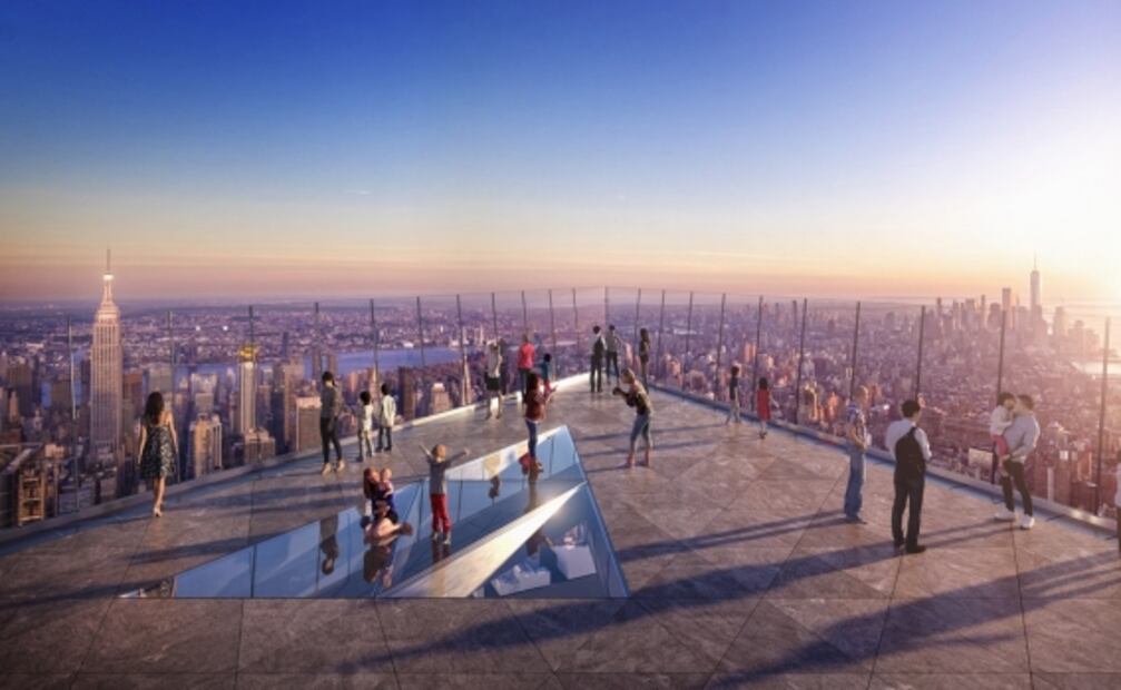 Nueva York abre mirador a cielo abierto, a 345 metros de altura