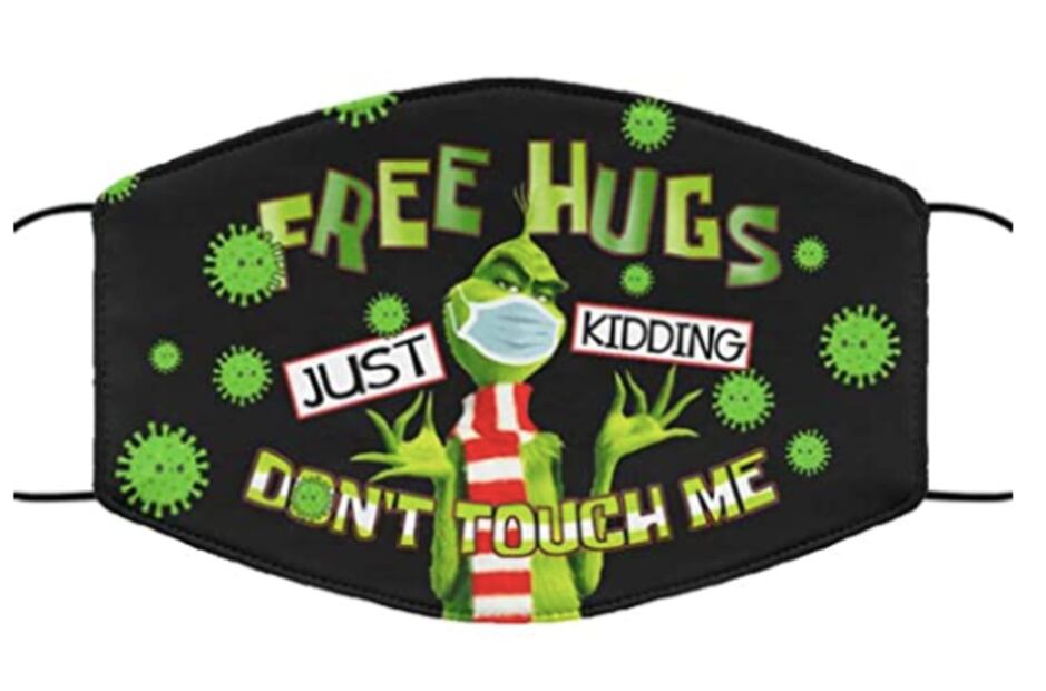 Los cubrebocas más divertidos del Grinch para esta época navideña