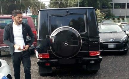 "Chuy" Corona va al corralón por conducir camioneta de lujo sin placa trasera