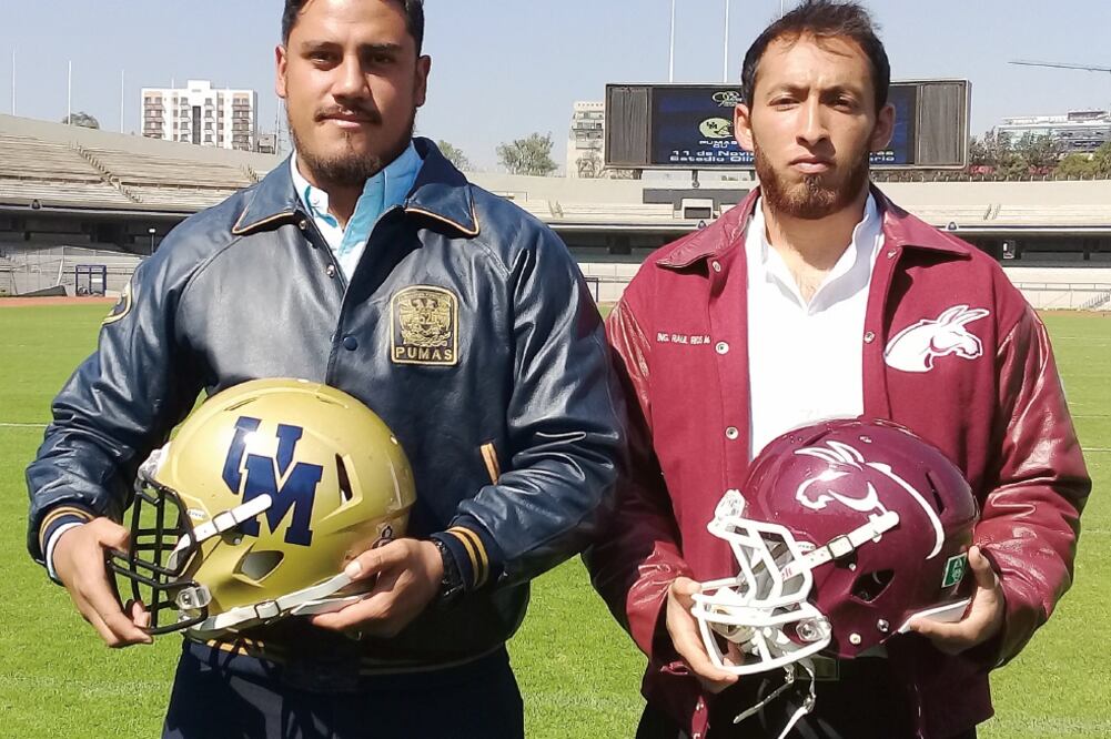 Abraham Herrera (izq.) y Marcos Suaste, capitanes de los equipos (ADRIANA DÍAZ REYES. EL UNIVERSAL)