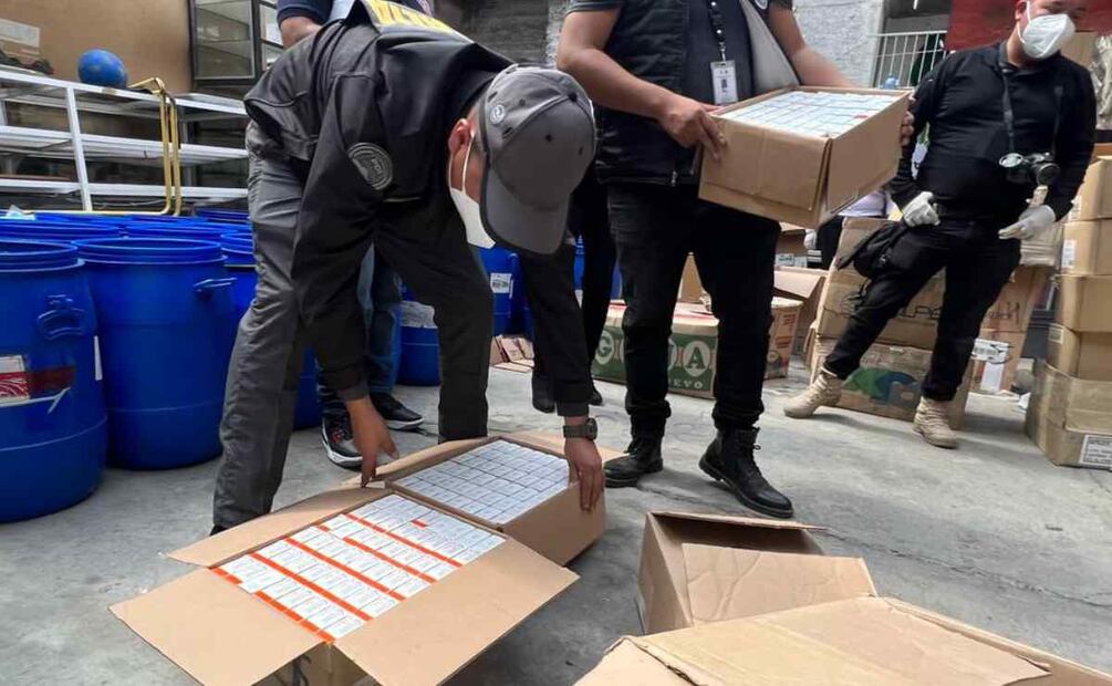 Laboratorio clandestino. Foto: Especial