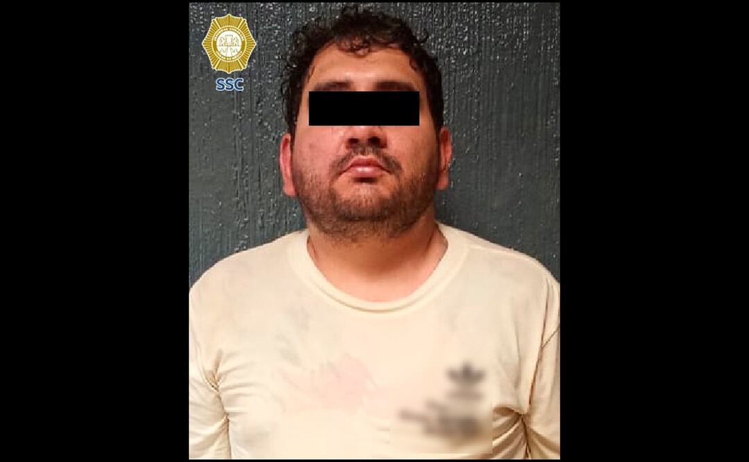 El detenido, un hombre de 33 años, fue informado de sus derechos y puesto a disposición del agente del Ministerio Público. Foto: Especial