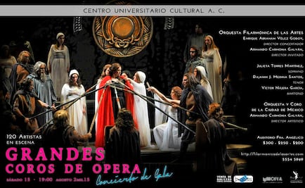 Alistan la gala "Grandes Coros de Ópera"